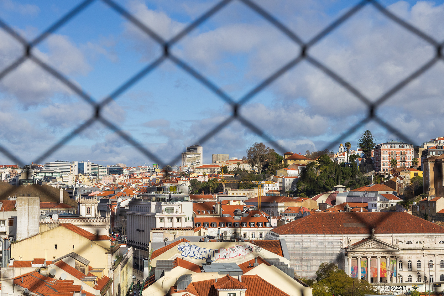 Plattform des Elevador de Santa Justa